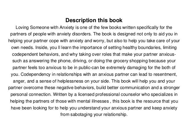 Loving Someone with Anxiety: Understanding and Helping Your Partner